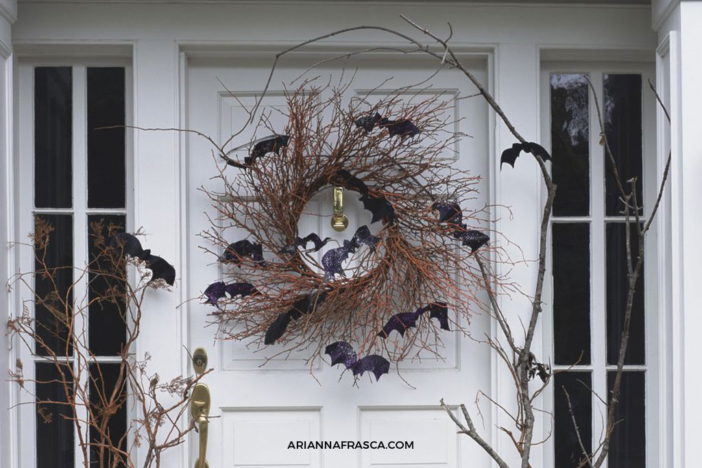 10 DIY chic halloween wreath ideas
