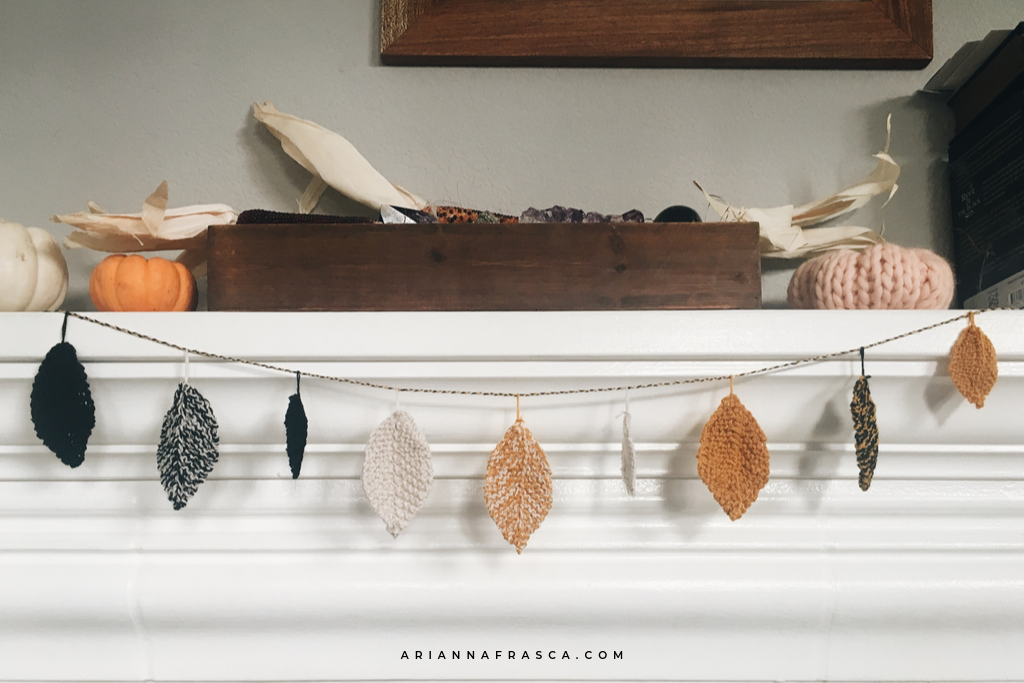 Two Ways to make these Easy DIY Leaf Garlands