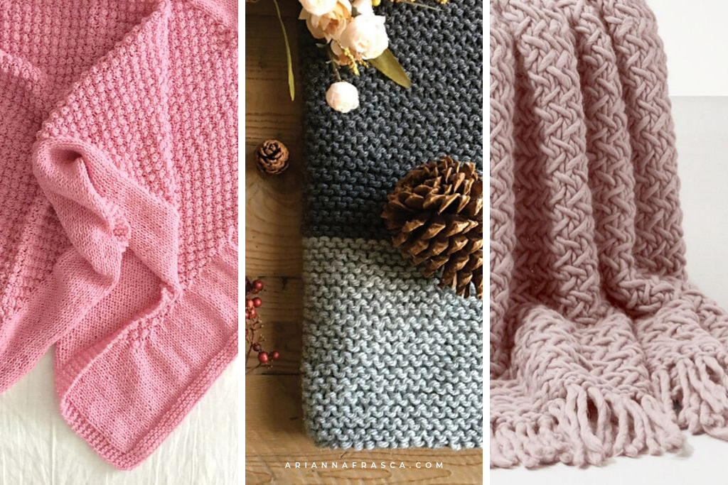 10 Easy Knitted Blanket You Can Start This Weekend