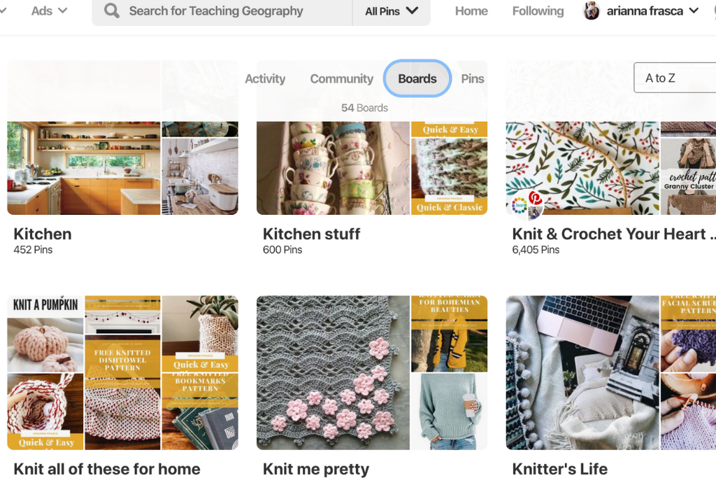 How to use Pinterest for Directing Sales as a Knit Designer