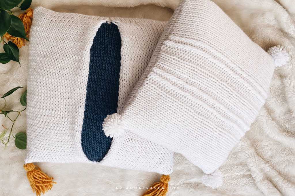 How to knit the perfect pillow set for your backyard