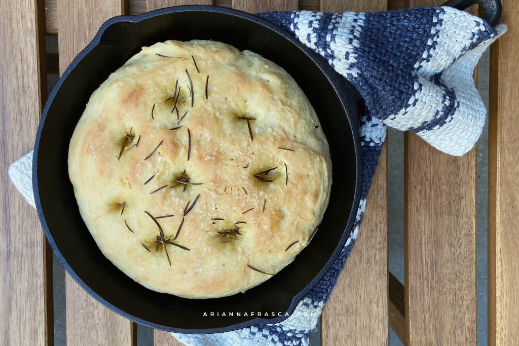 How to make a Rustic Italian Focaccia: A Delightful Recipe for Knitters